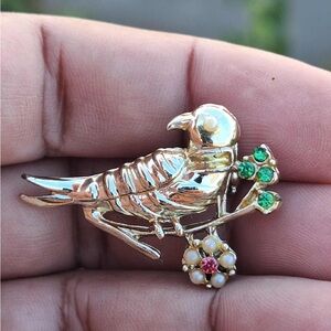 Vintage Bird Brooch